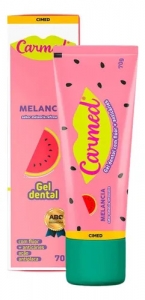 CARMED GEL DENTAL C/FLUOR MELANCIA 70G