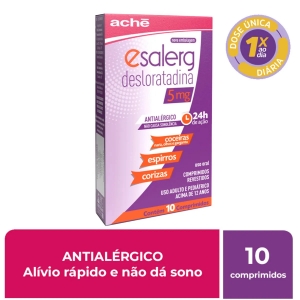 Esalerg 5mg 10 comprimidos revestidos