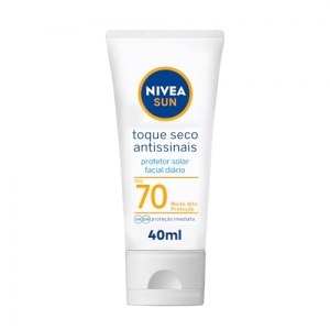 NIVEA PROT SOLAR FACIAL ANTISSINAIS FPS 70 - 40ML - A010922