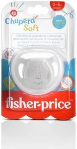 FISHER PRICE CHUPETA FIRST MOMENTS SOFT COM ESTERILIZADOR 0-6M ROSA x 1