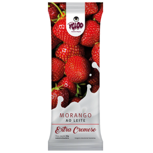 PICOLE MORANGO AO LEITE- YGLOO