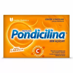 Pondicilina Laranja 12 pastilhas
