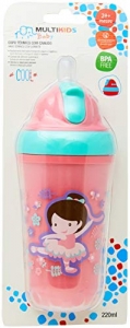 MULTIKIDS COPO TERM C/CANUDO 220ML RS 01 - A009453