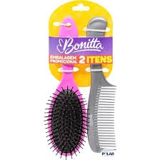 BONITTA MRC KIT ECONOMICO ESCOVA+PENTE MEDIO OUTR. BL X 1UN Z55A