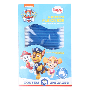 TOPZ COTONETE PATRILHA CANINA C/ 75 - A007005