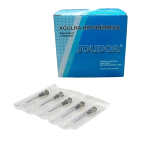 AGULHA BD 30X7 (30X0.7) SOLIDOR