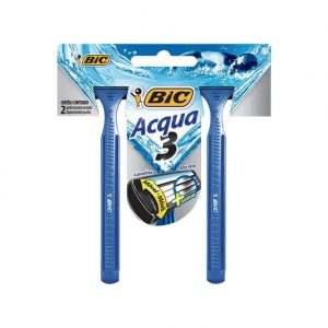 BIC AP BARB ACQUA3 AZUL C/2 - D000122
