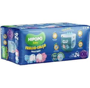 HIPOPO FRALDA CALCA BABY JUMBO XXG C/24 - A009376