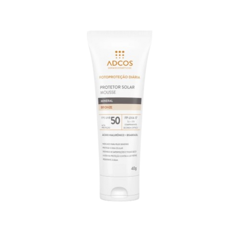 ADCOS MOUSSE MINERAL FPS50 TONAL BRONZE 40G