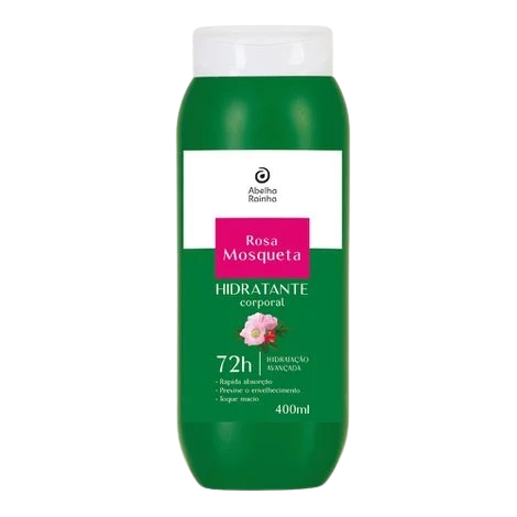 ABELHA RAINHA HIDRATANTE CORPORAL ROSA MOSQUETA 400ML