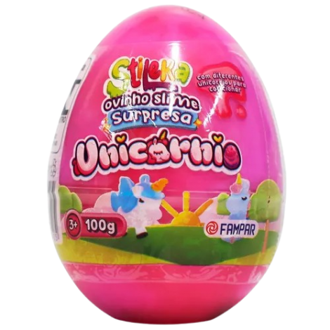 OVO SURPRESA SLIME UNICORNIO STILEKA - A009811