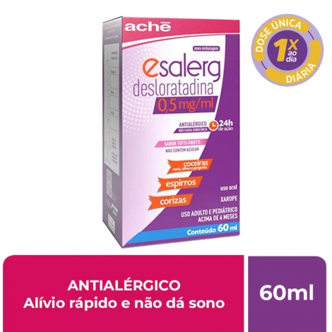 Esalerg Xarope 0,5mg/ml 60ml