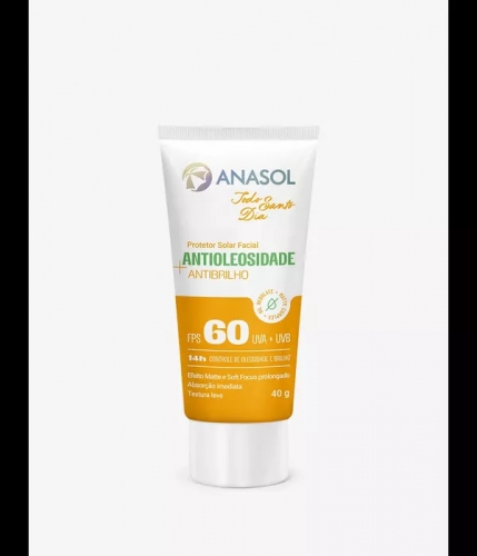 ANASOL PROTET SOLAR  FACIAL ANTIOLEOSIDADE FPS60 40G - A014384