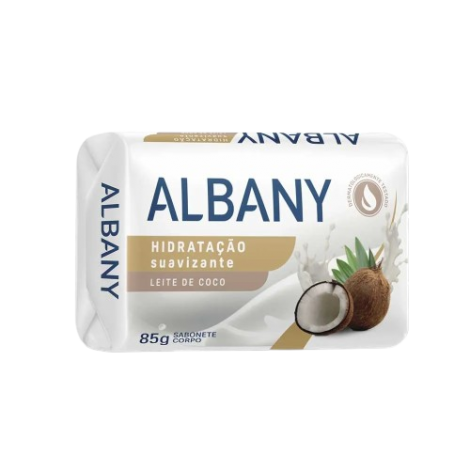 SABONETE HIDRATANTE ALBANY 85G LEITE D COCO - A012550