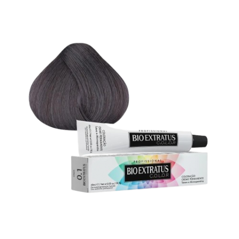 BIO EXTRATUS COLOR CREME PERMANENTE 1.0 PRETO - A010271