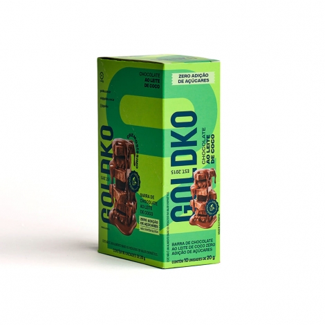 GOLD KO CHOCOLATE AO LEITE COCO 20G - A012417