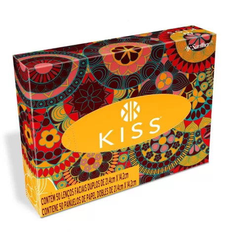 Lenços De Bolso Kiss  50 unidades