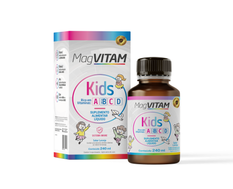 MAGVITAM  KIDS LARANJA 240ML - A012616