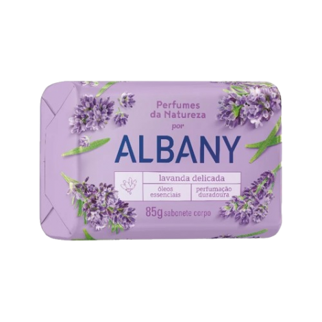 SABONETE HIDRATANTE ALBANY 85G LAVANDA - A012552