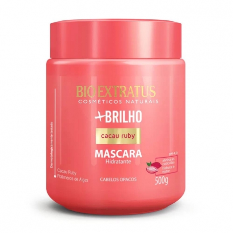 BIO EXTRATUS MASCARA CAPILAR +BRILHO CACAU RUBY 500 G x 1