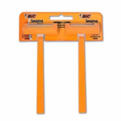 BIC AP BARB SENSITIVE SHAVER C/2