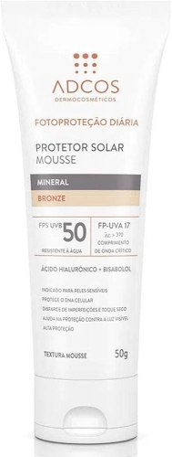 ADCOS MOUSSE MINERAL FPS50 BRONZE 50 G x 1