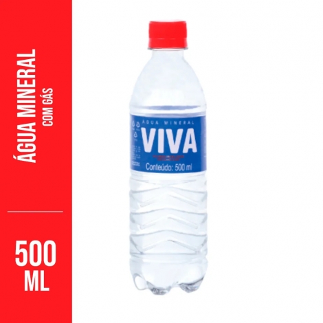 AGUA MINERAL VIVA 500ML COM GAS