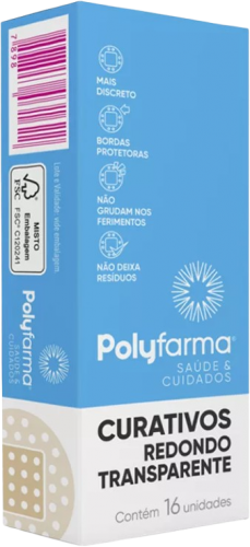 CURATIVO TRANSPARENTE REDONDO C/16 - A012730