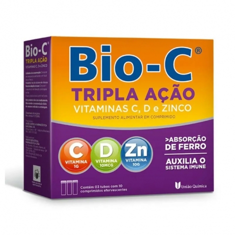 BIO-C U.Q TRIPLA ACAO CPR-E CX X 30