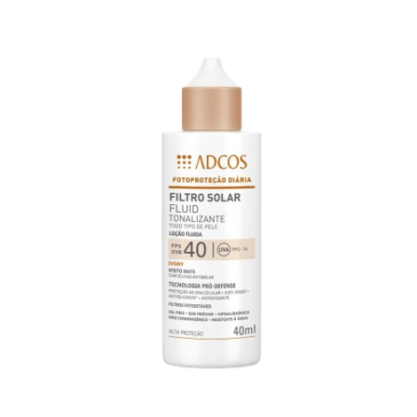 ADCOS FILTRO SOLAR FLUID IVORY FPS40 40ML