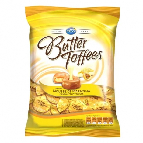 BUTTER TOFFEES ARR MOUSSE DE MARACUJA BALAS PCT X 600GR